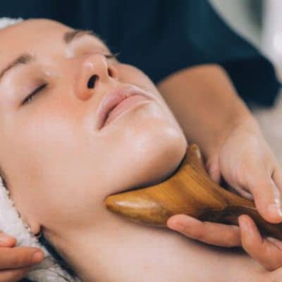 Maderoterapia facial