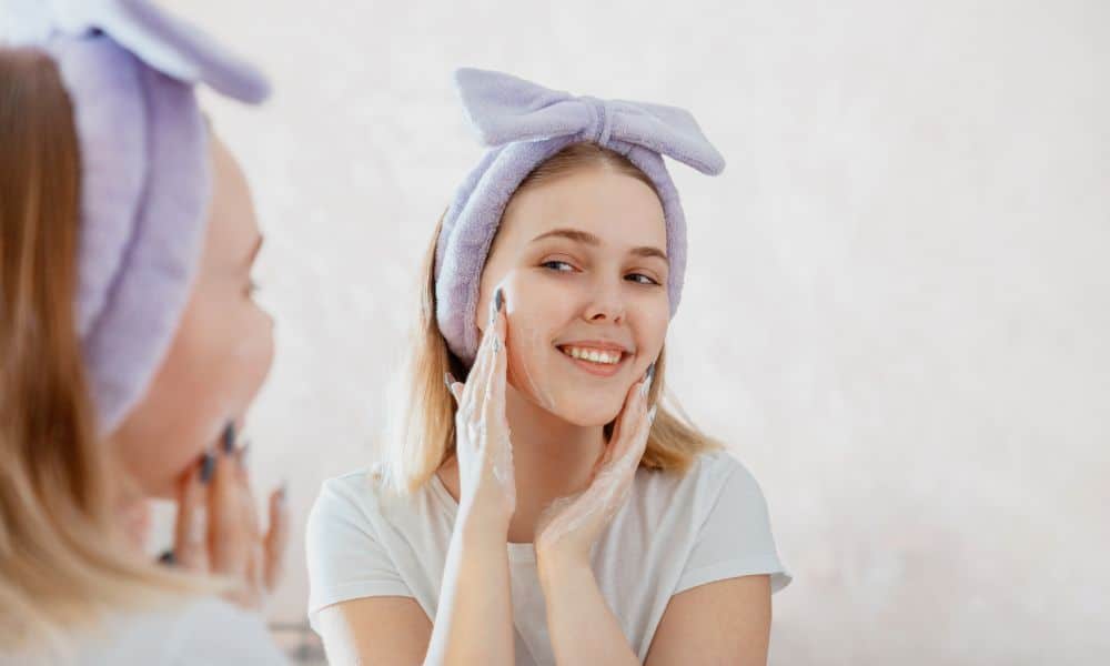 Rutina de limpieza facial